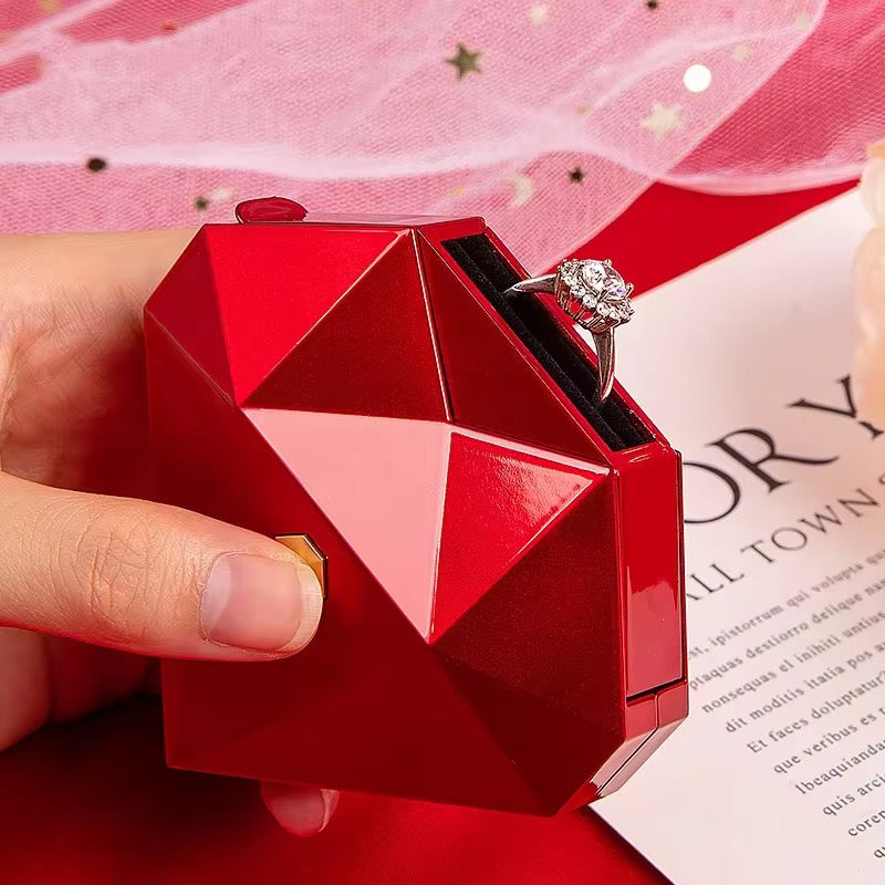 Heart Shaped Ring Box